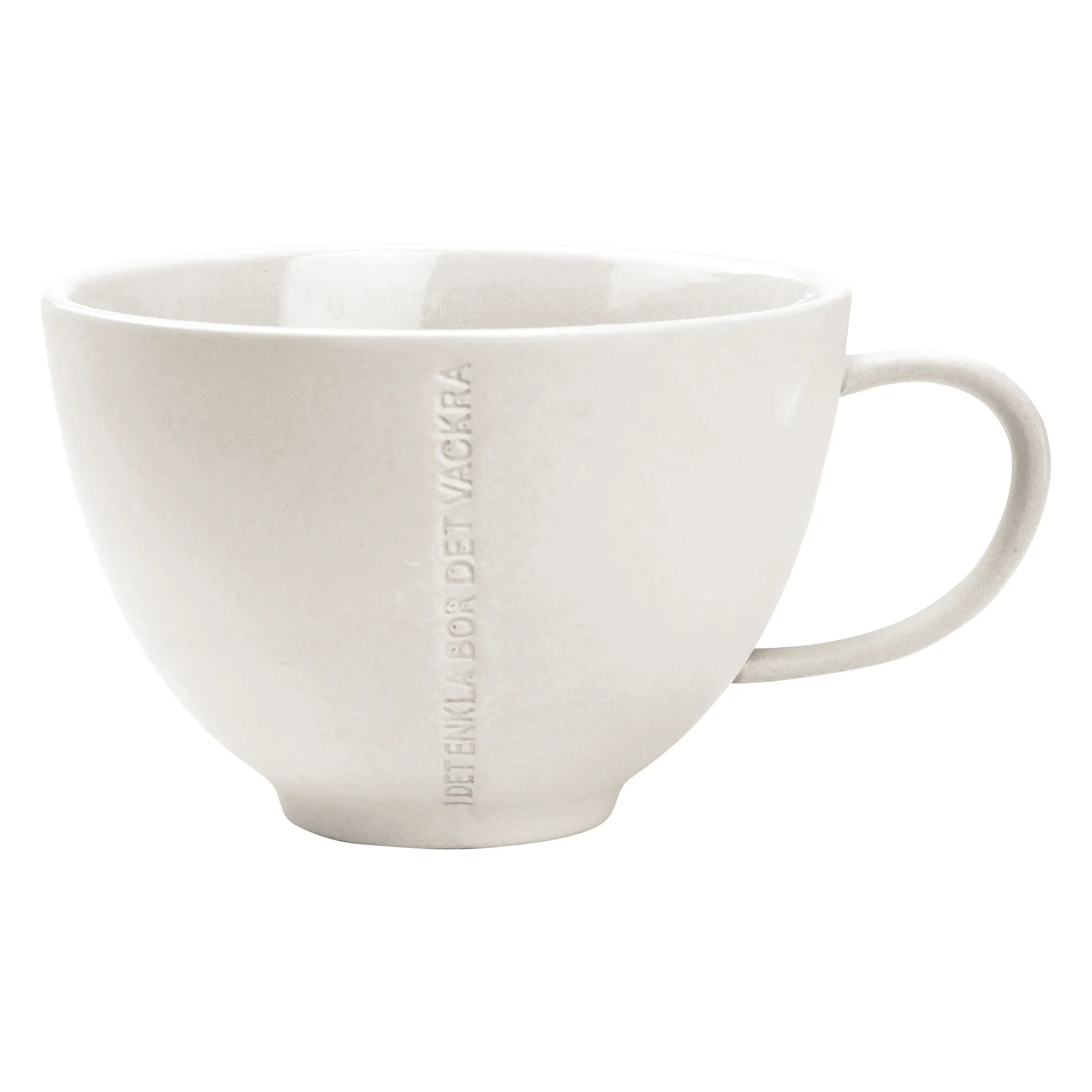 Taza de té CITAT Enkla, blanco ERNST