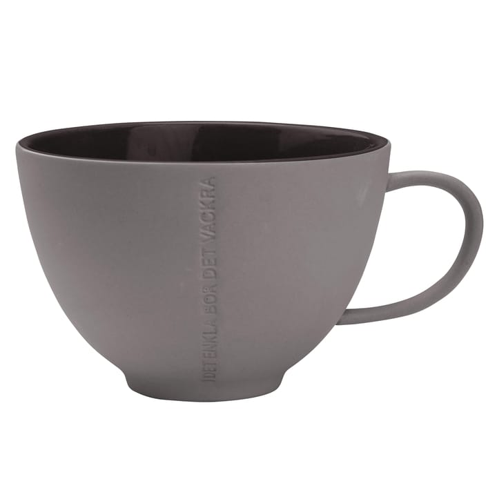 Taza de té CITAT Enkla - gris oscuro - ERNST