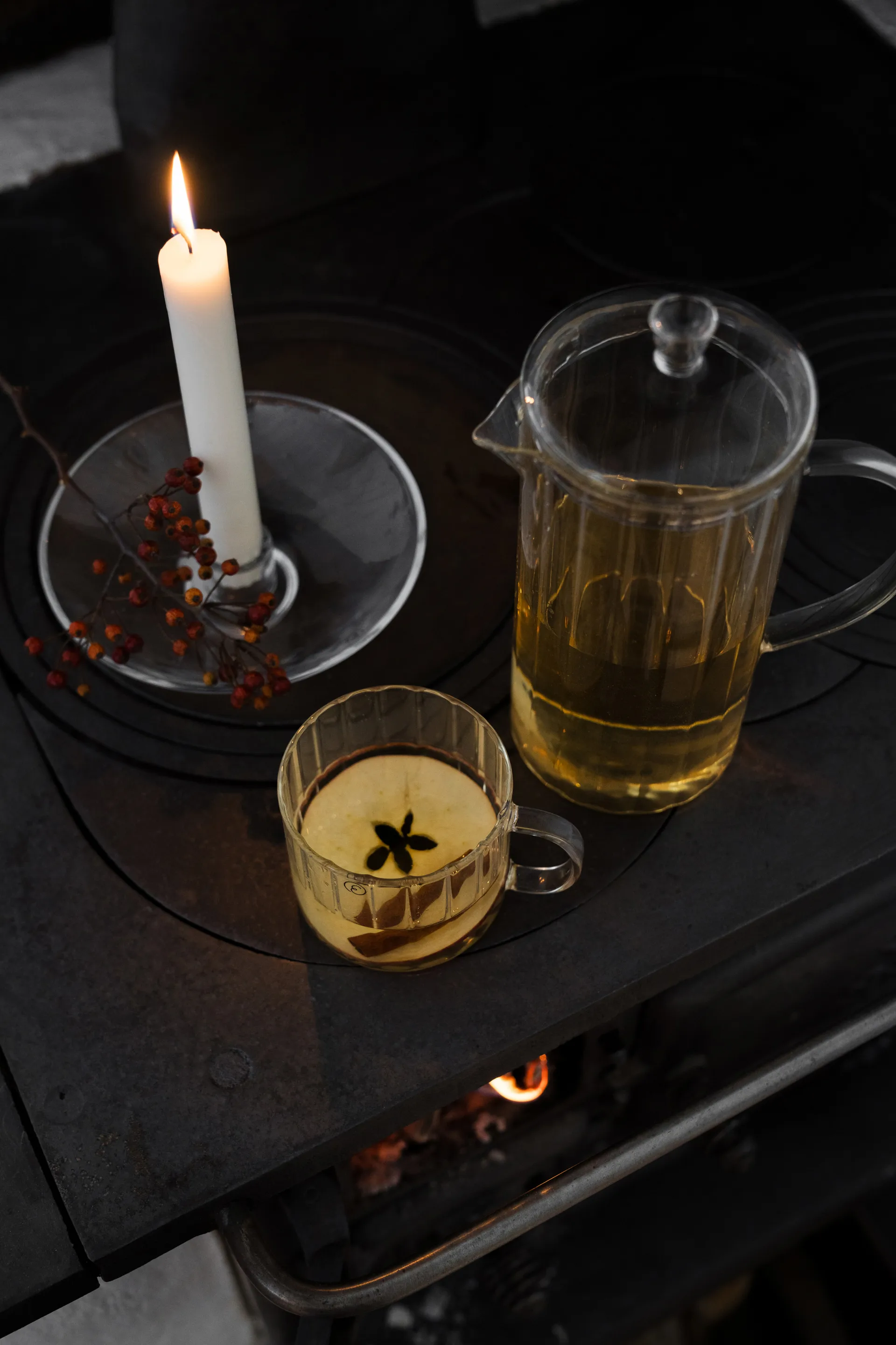 Taza Ernst acanalada Ø8 cm, Claro ERNST