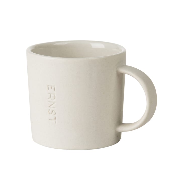 Taza espresso Ernst gres 10 cl, blanco natural ERNST