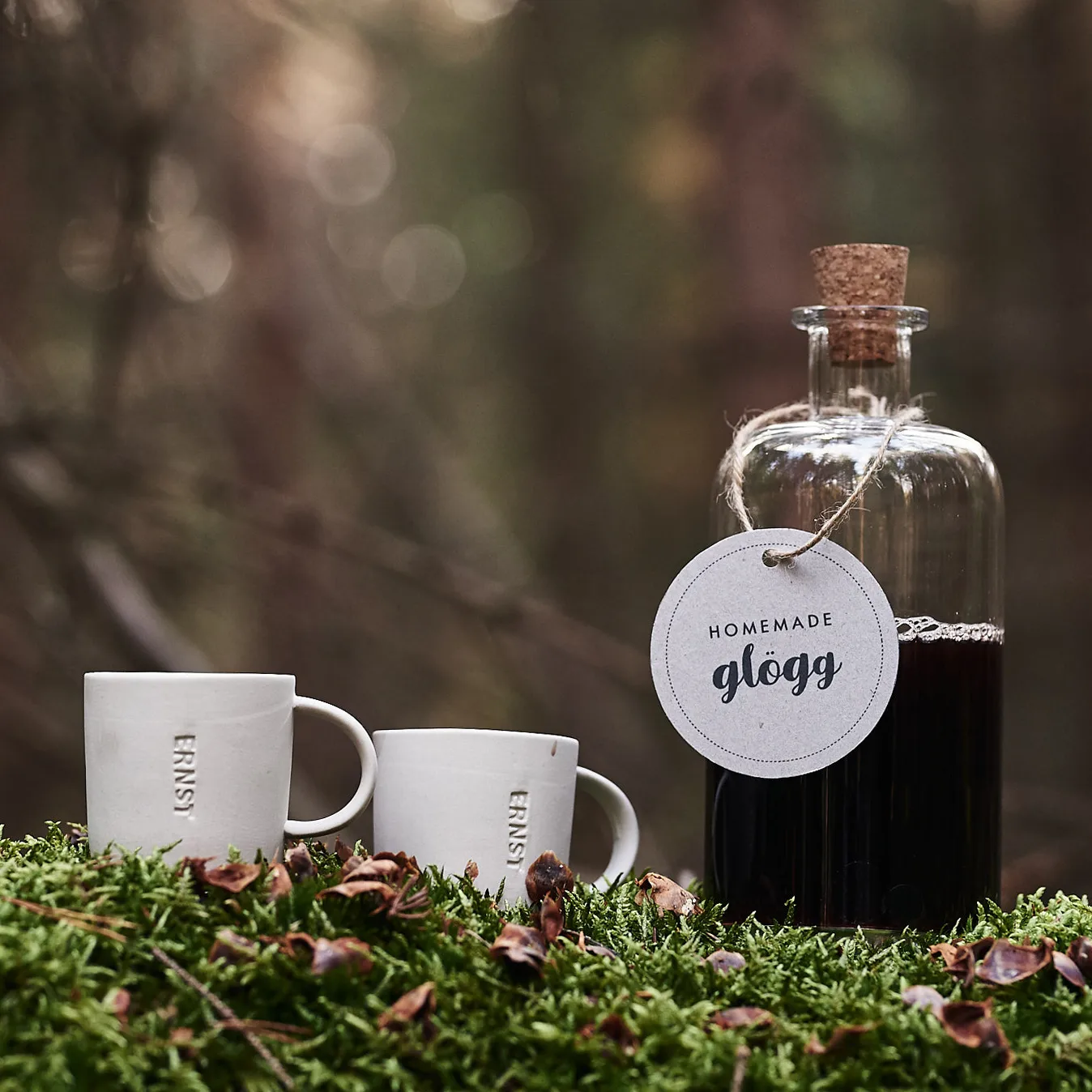 Taza espresso Ernst gres 10 cl, blanco natural ERNST