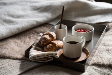 Taza sin asa acanalada Ernst 19 cl - Blanco natural - ERNST