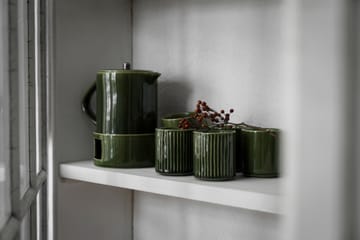 Taza sin asa acanalada Ernst 19 cl - Verde - ERNST
