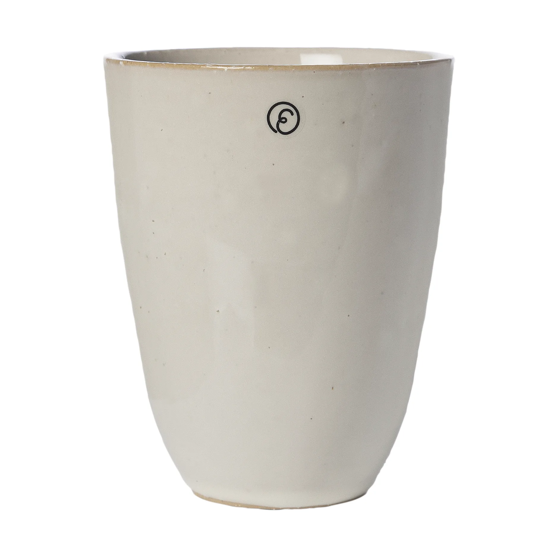 Taza sin asa Ernst 11,5 cm, Blanco natural ERNST