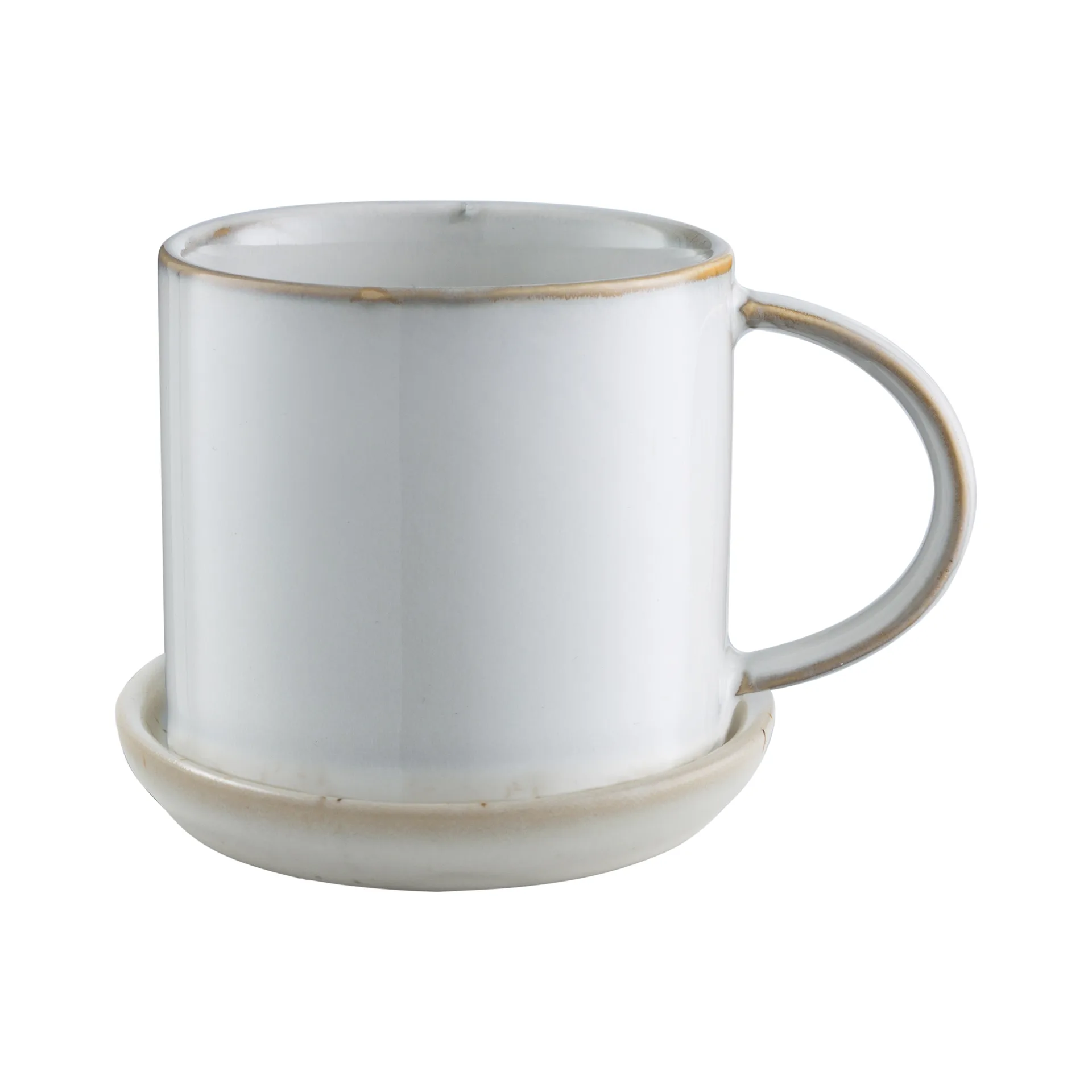 Taza y platillo Ernst 7 cm, blanco ERNST
