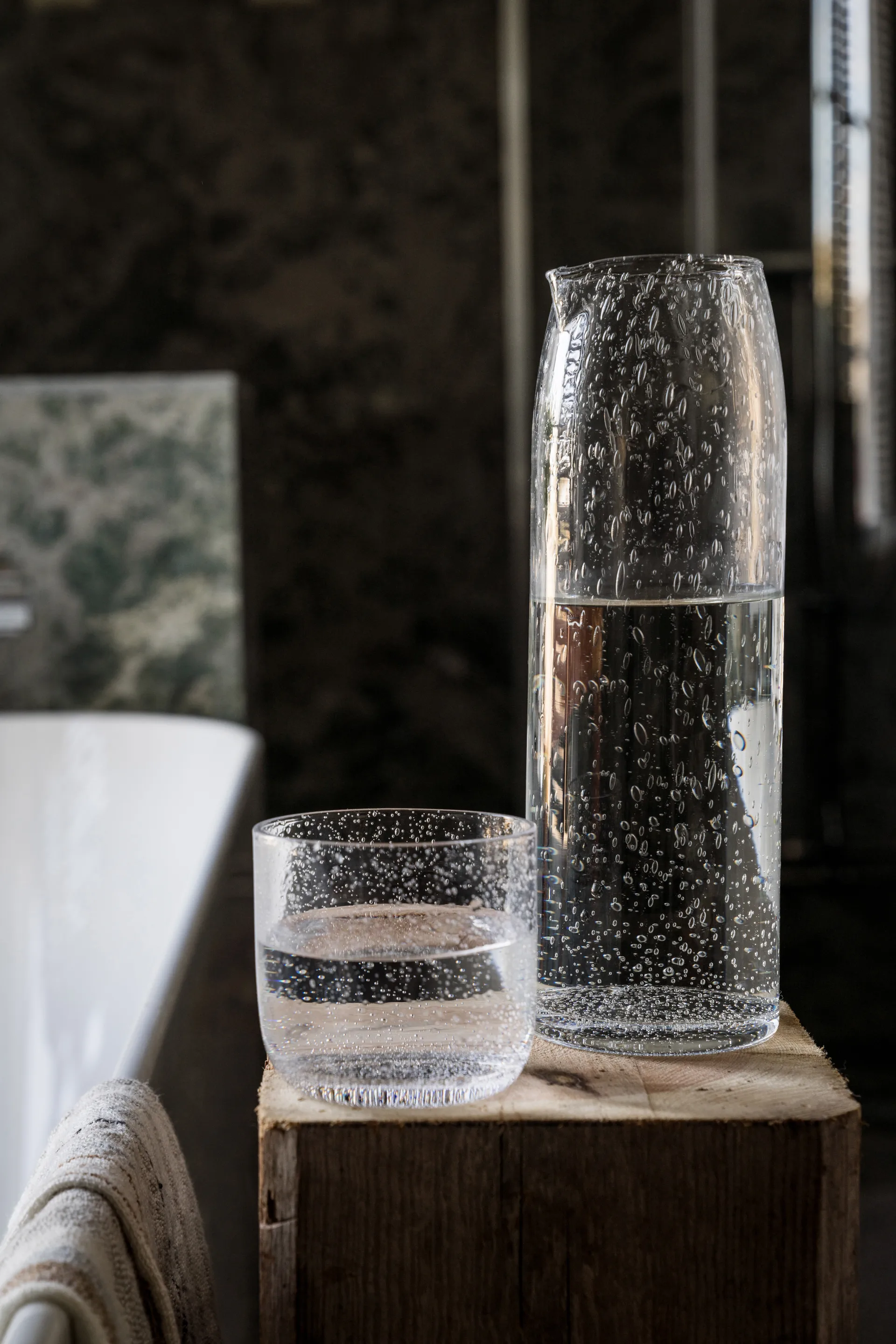 Vasos Ernst vidrio burbujeado 25 cl, 2-pack, Claro ERNST