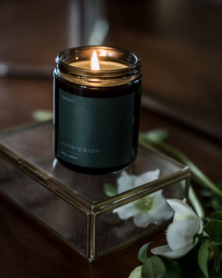 Vela perfumada con tapa Ernst Ø7,2 cm, Peras de invierno ERNST
