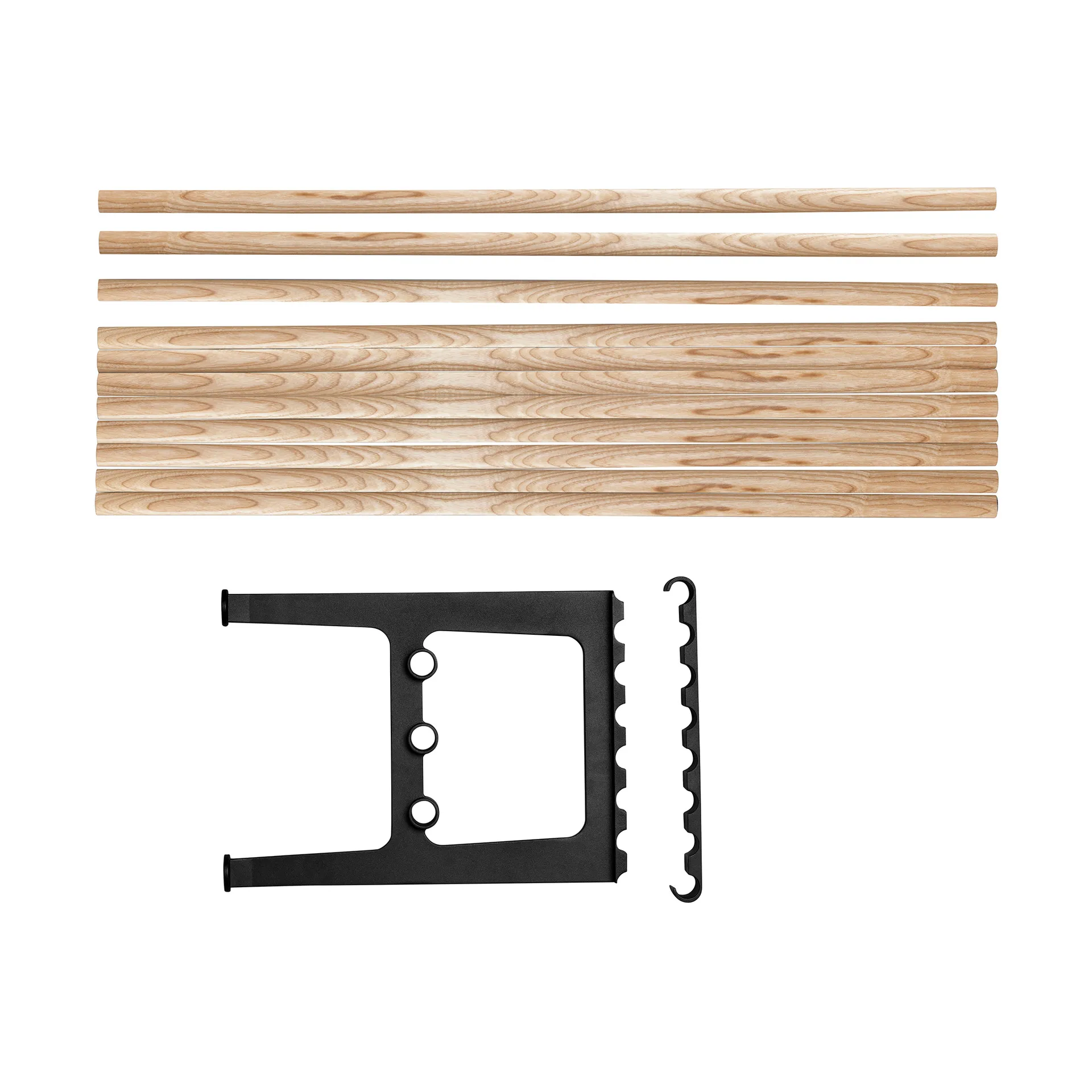 Accesorio banco Nostalgi 100 cm, Fresno-negro Essem Design