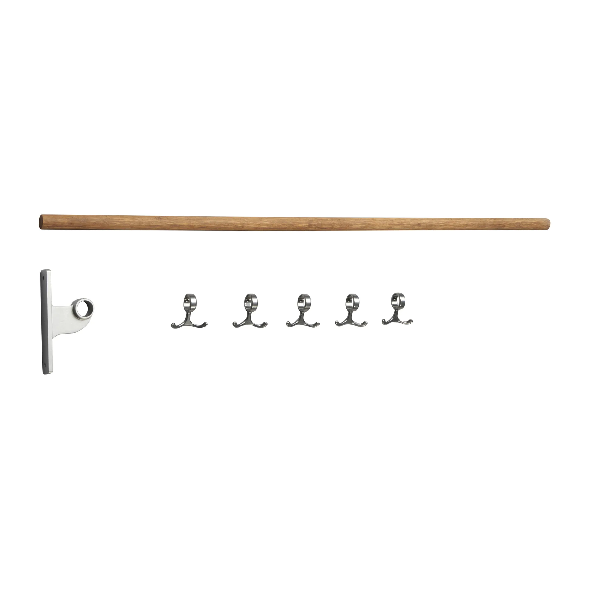Accesorio perchero Nostalgi, Bambú-aluminio Essem Design