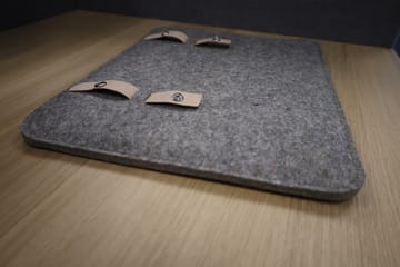 Cojín de asiento Nostalgi 33x40 cm - Lana gris natural - Essem Design