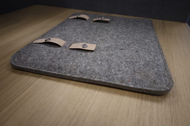 Cojín de asiento Nostalgi 33x40 cm, Lana gris natural Essem Design