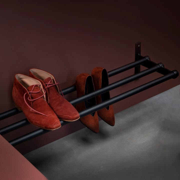 Estante perchero o zapatero Nostalgi , negro, negro Essem Design