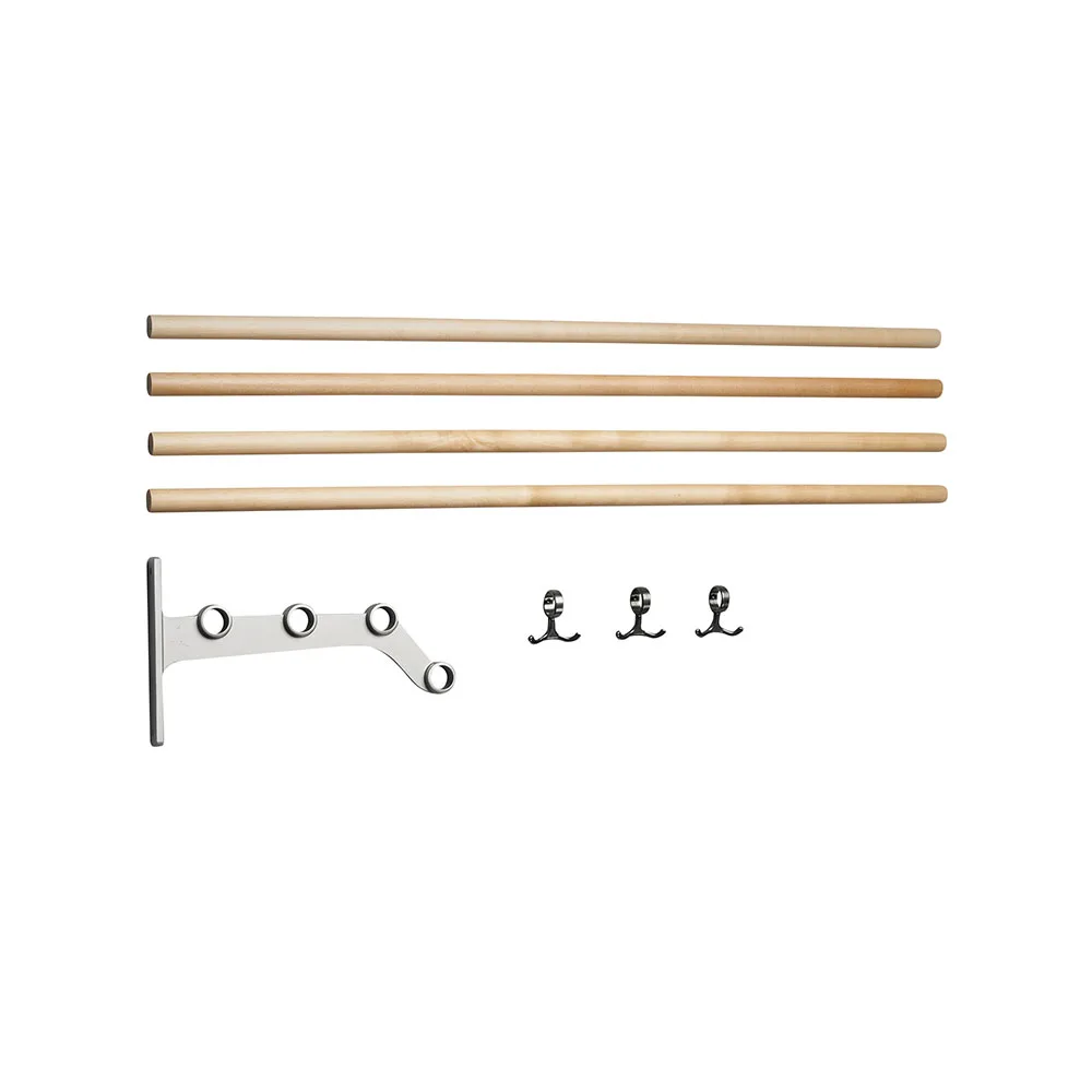 Estante sombrerero adicional Nostalgi 291, Abedul, soportes aluminio Essem Design