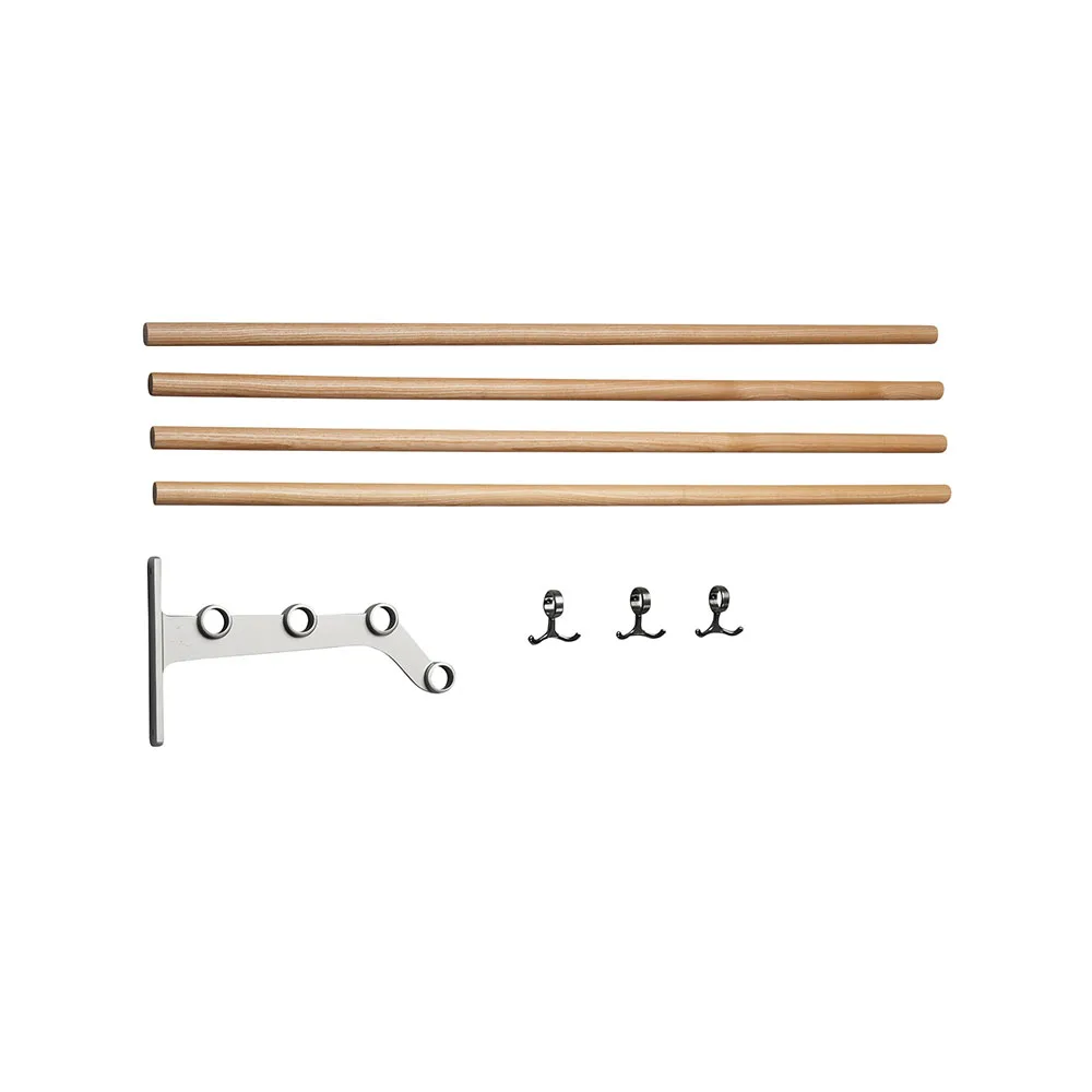 Estante sombrerero adicional Nostalgi 291, Roble, soportes aluminio Essem Design