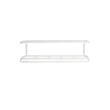 Estante sombrerero Classic 650 - Blanco/blanco, 2 niveles, 100 cm - Essem Design