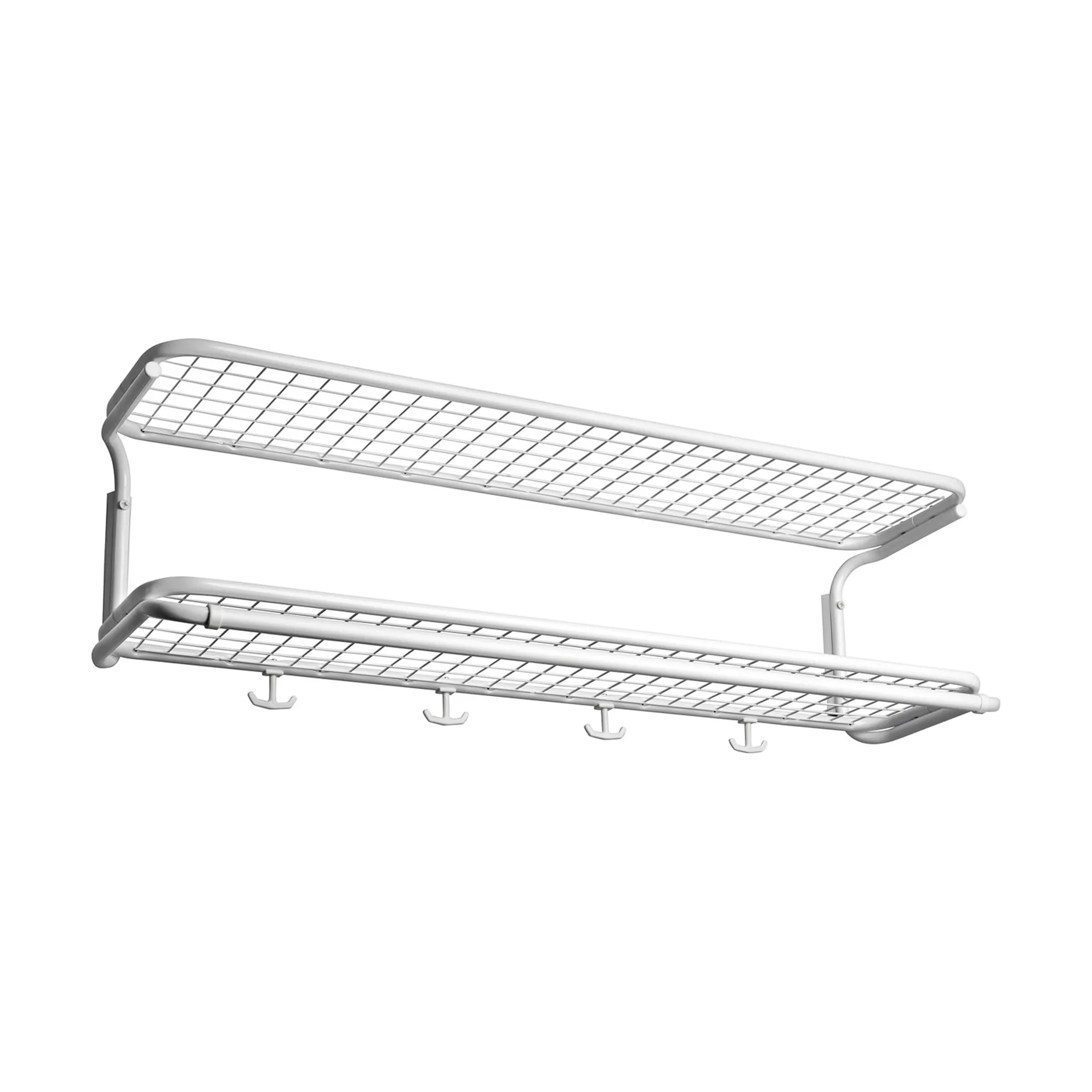 Estante sombrerero Classic 650, Blanco/blanco, 2 niveles, 100 cm Essem Design