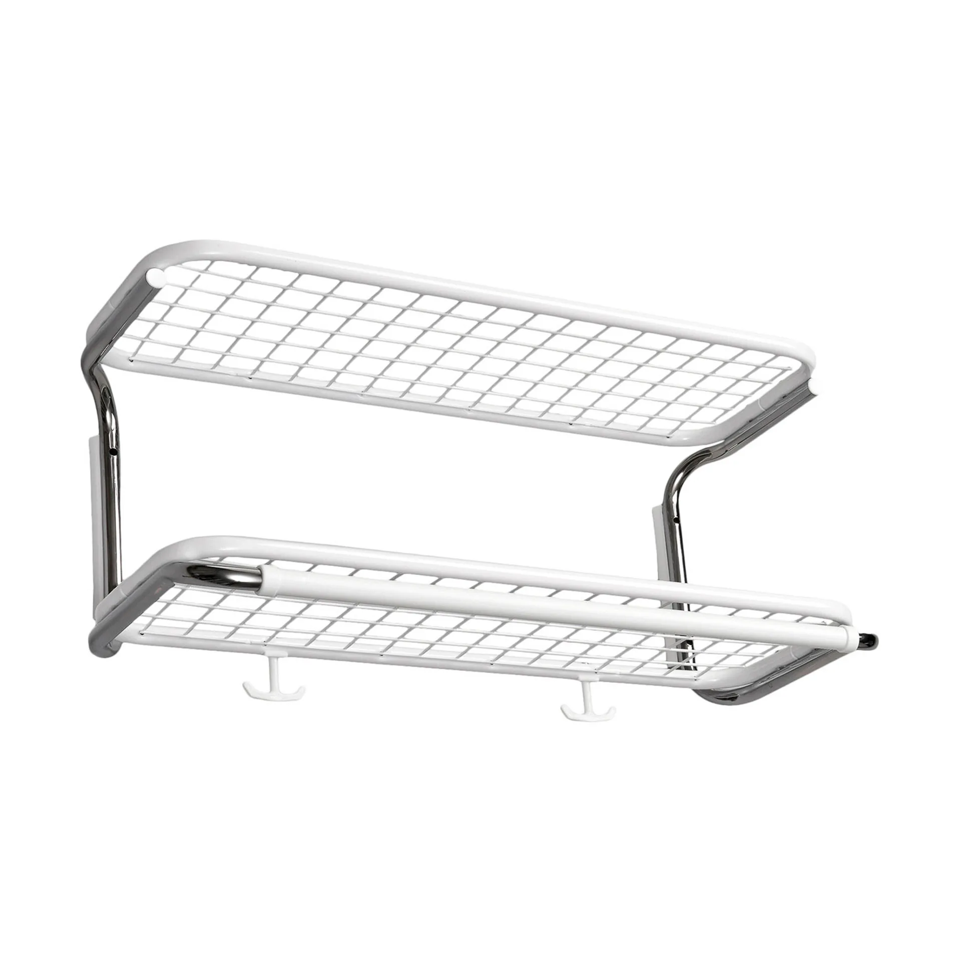 Estante sombrerero Classic 650, Blanco/cromo, 2 niveles, 60 cm Essem Design