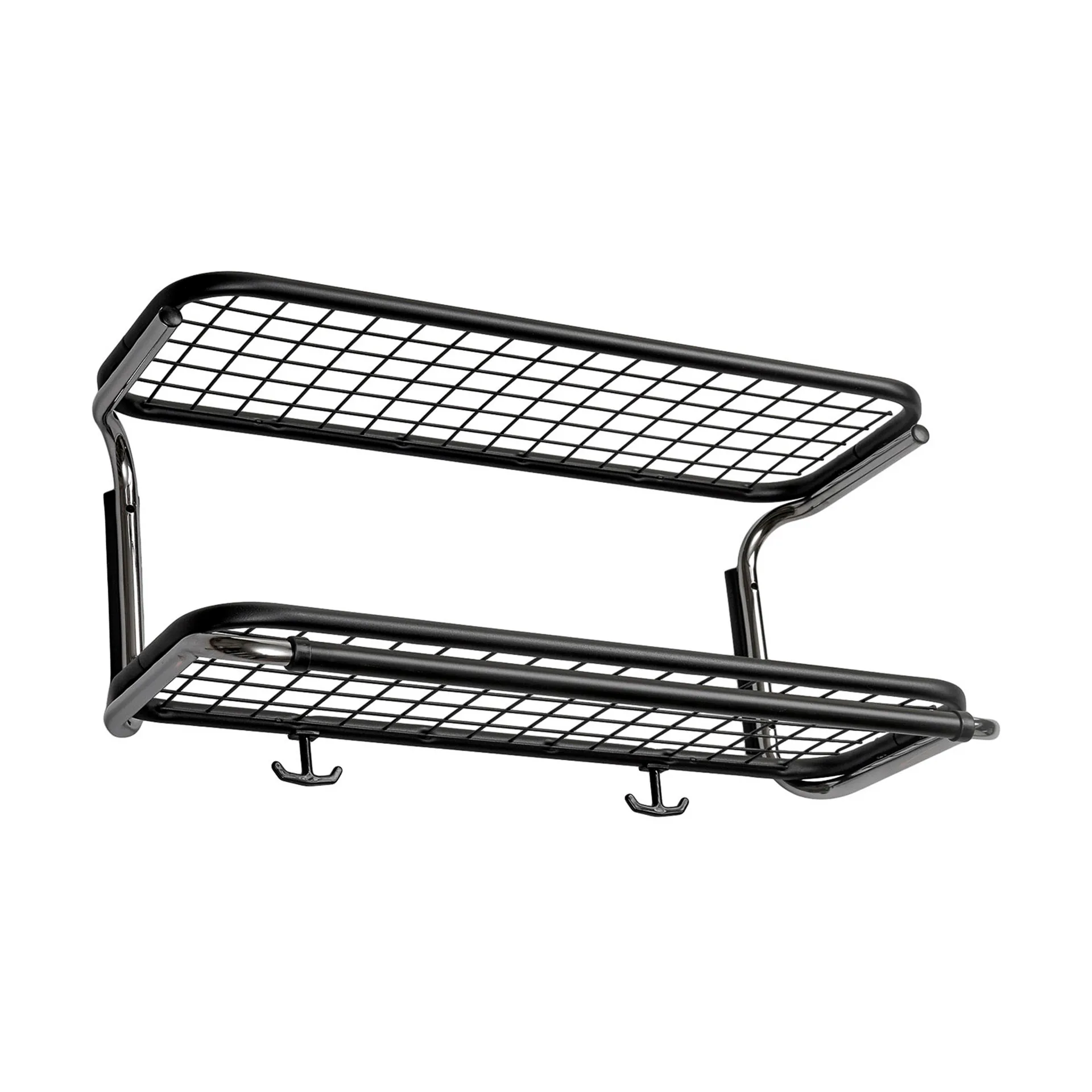 Estante sombrerero Classic 650, Negro/cromo, 2 niveles, 50 cm Essem Design
