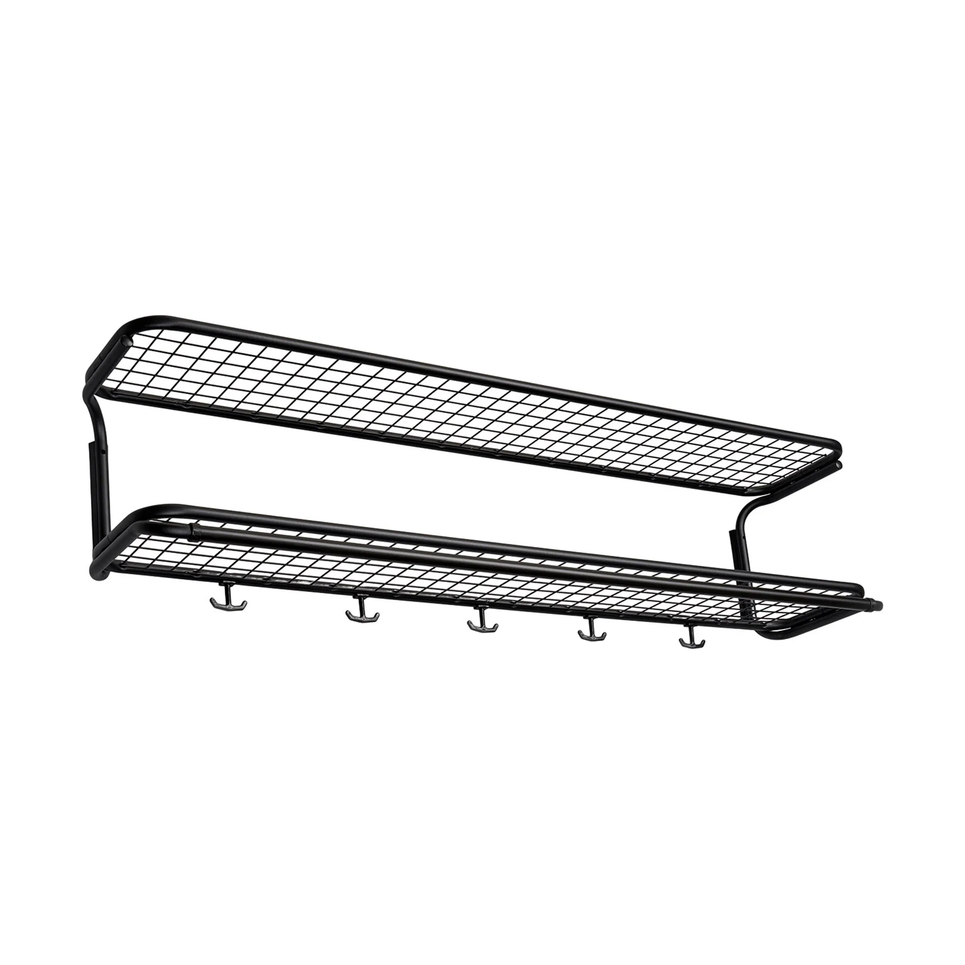 Estante sombrerero Classic 650, Negro/negro, 2 niveles, 120 cm Essem Design