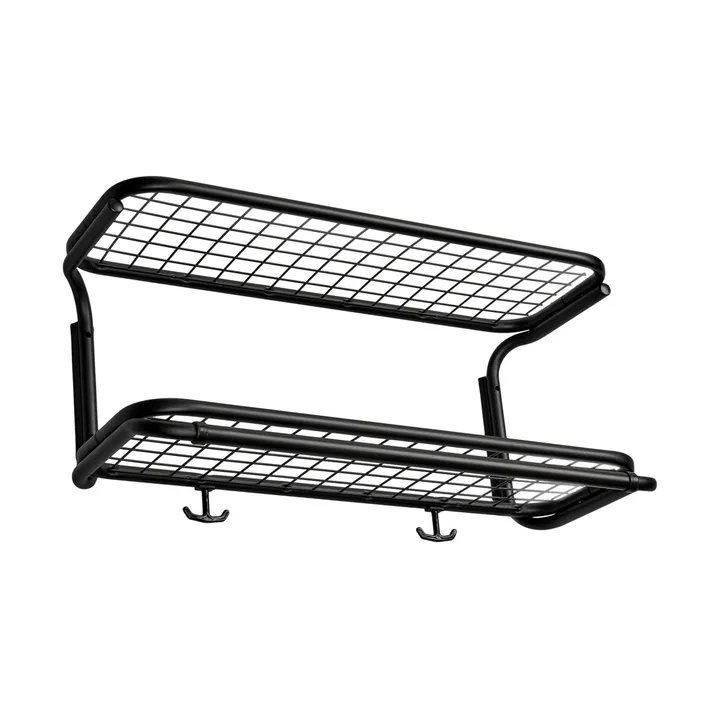 Estante sombrerero Classic 650 - Negro/negro, 2 niveles, 60 cm - Essem Design