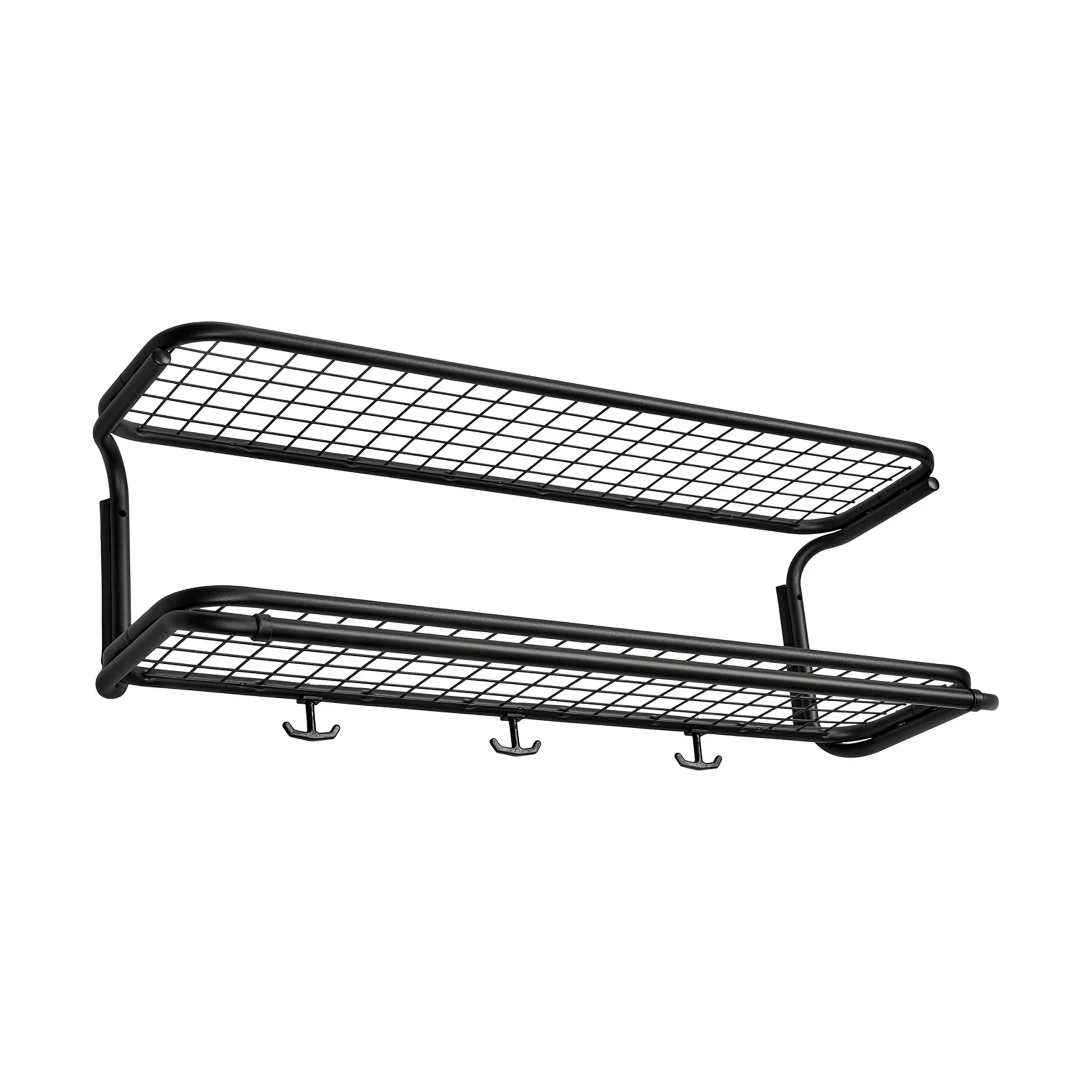 Estante sombrerero Classic 650, Negro/negro, 2 niveles, 90 cm Essem Design
