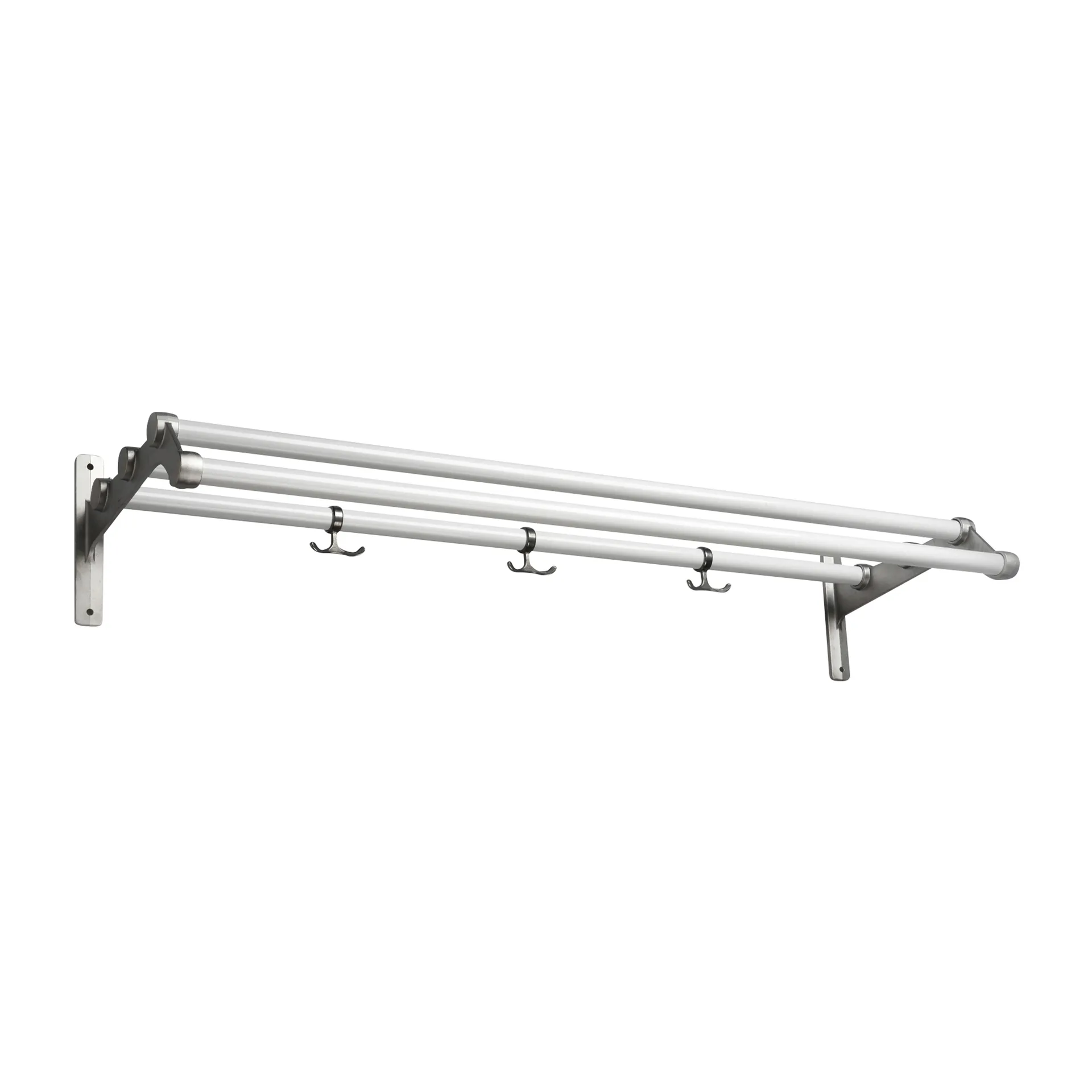 Estante sombrerero Nostalgi 291 100 cm, blanco-aluminio Essem Design