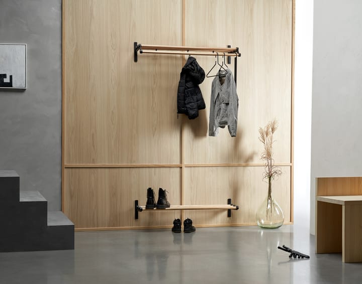 Estante sombrerero Nostalgi 291 100 cm, negro-negro Essem Design
