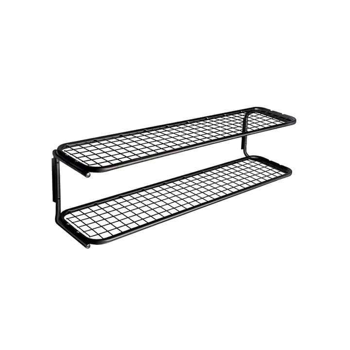 Estante zapatero Classic 650 - Negro/negro, 2 niveles, 40 cm - Essem Design
