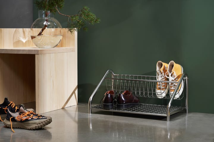 Estante zapatero Funk, Acero inoxidable Essem Design