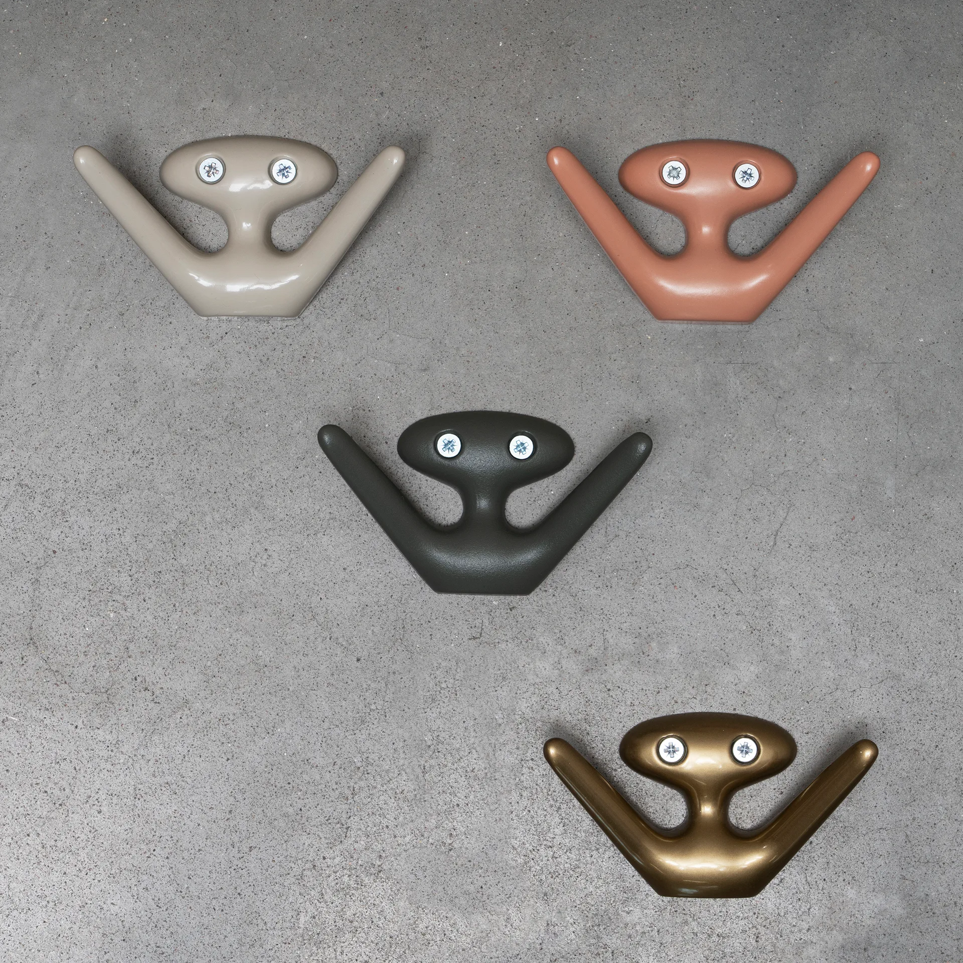 Gancho de pared Mama, Beige-gris Essem Design