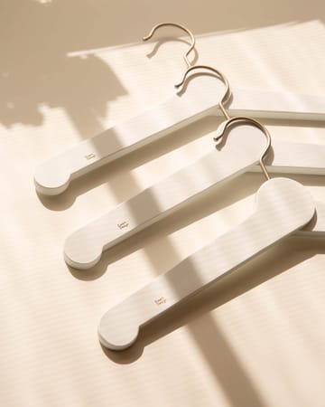 Percha Nostalgi 3-pack - Blanco - Essem Design