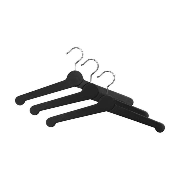 Percha Nostalgi 3-pack - Negro - Essem Design
