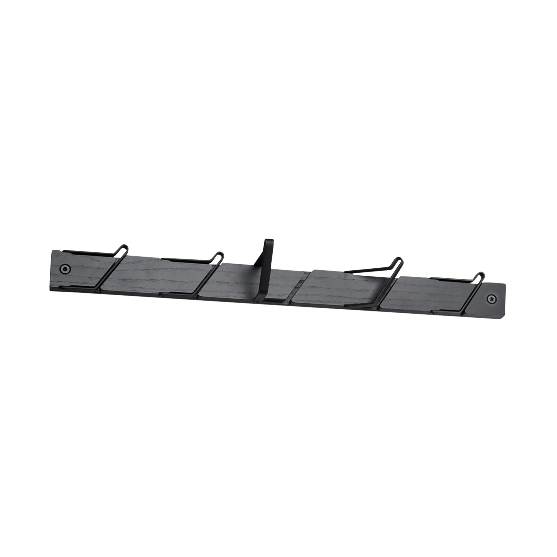 Perchero con ganchos Tamburin 52,5 cm, Negro-negro Essem Design