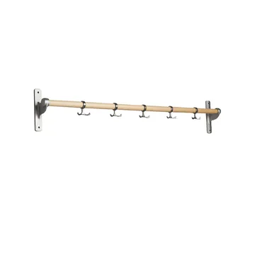 Perchero Nostalgi - Abedul, soportes aluminio - Essem Design