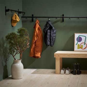 Perchero Nostalgi - Abedul, soportes aluminio - Essem Design