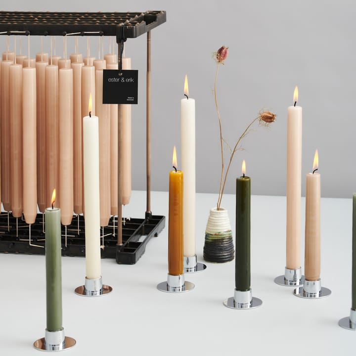 2 Candelabros ester & erik brillante, acero inoxidable ester & erik