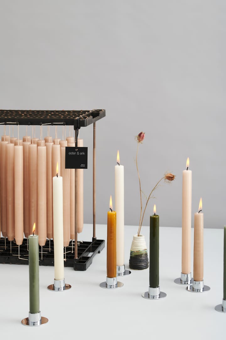 2 Candelabros ester & erik brillante, acero inoxidable ester & erik