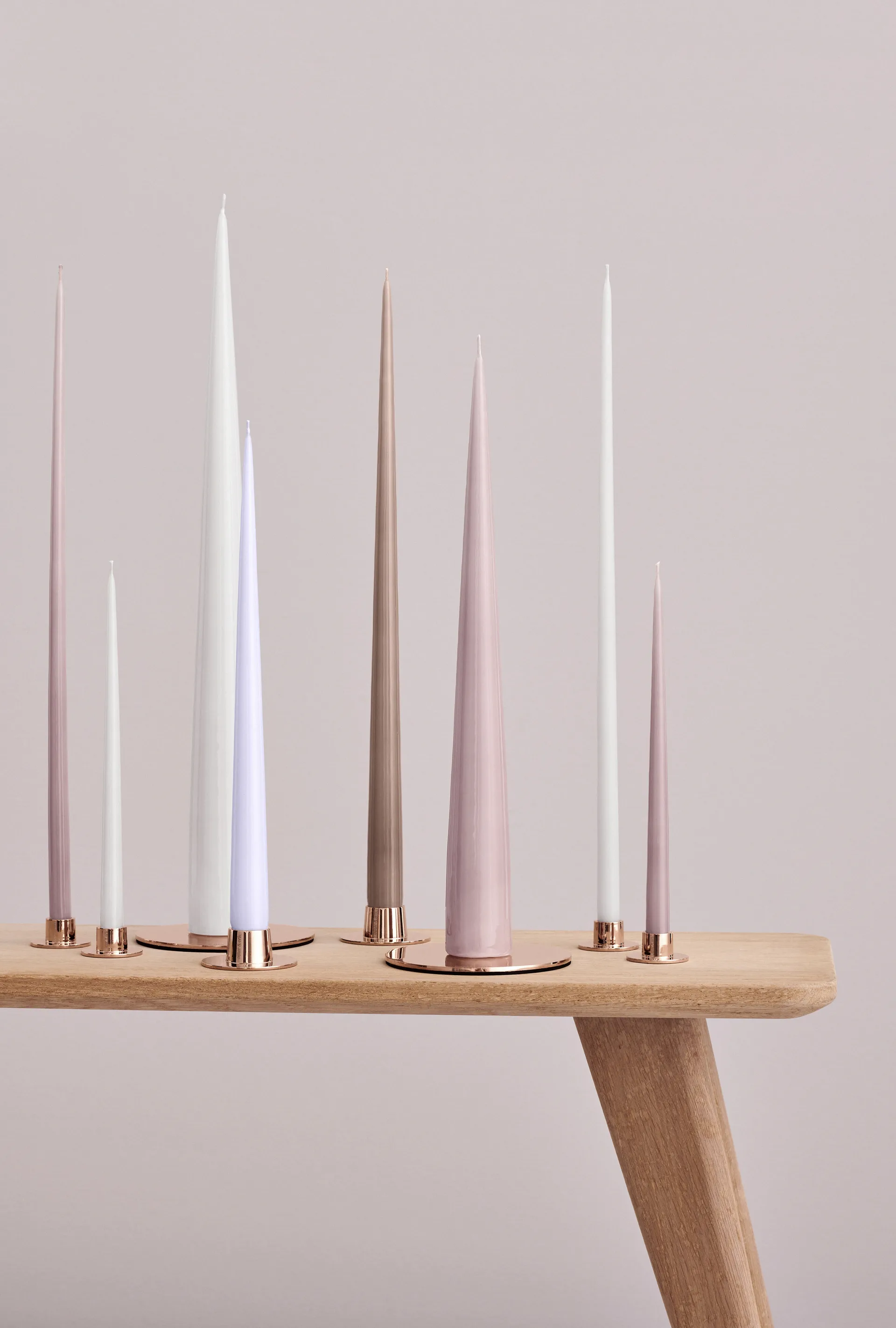 2 Candelabros ester & erik brillante, Oro rosa ester & erik