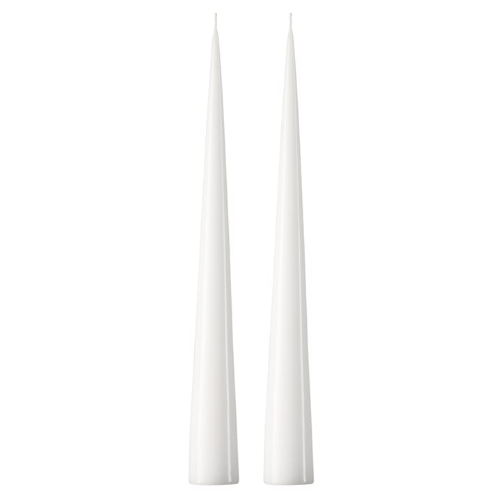 2 Velas ester & erik 37 cm lacado - Pure white 31 - Ester & erik