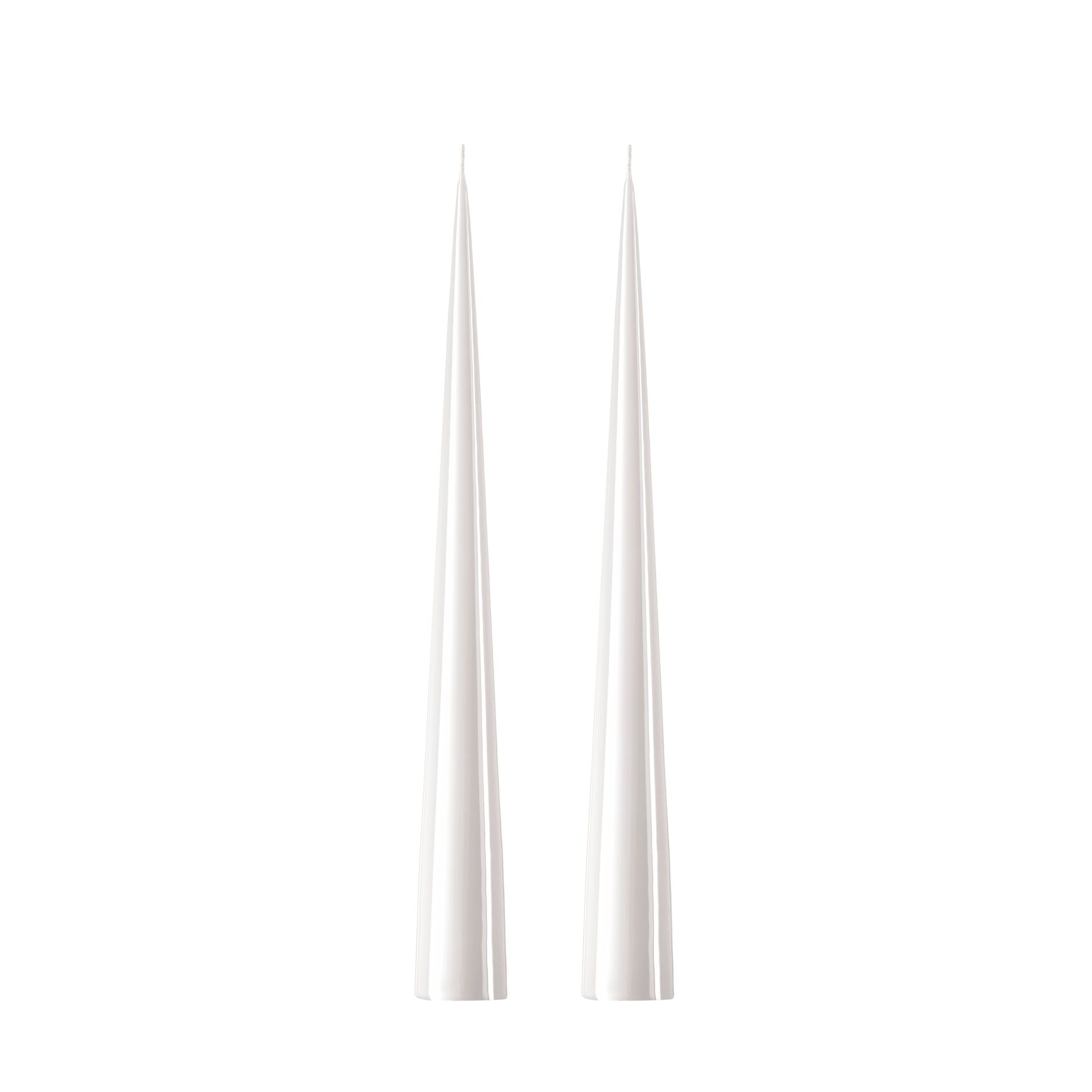 2 Velas ester & erik 37 cm lacado, White ash 21 ester & erik