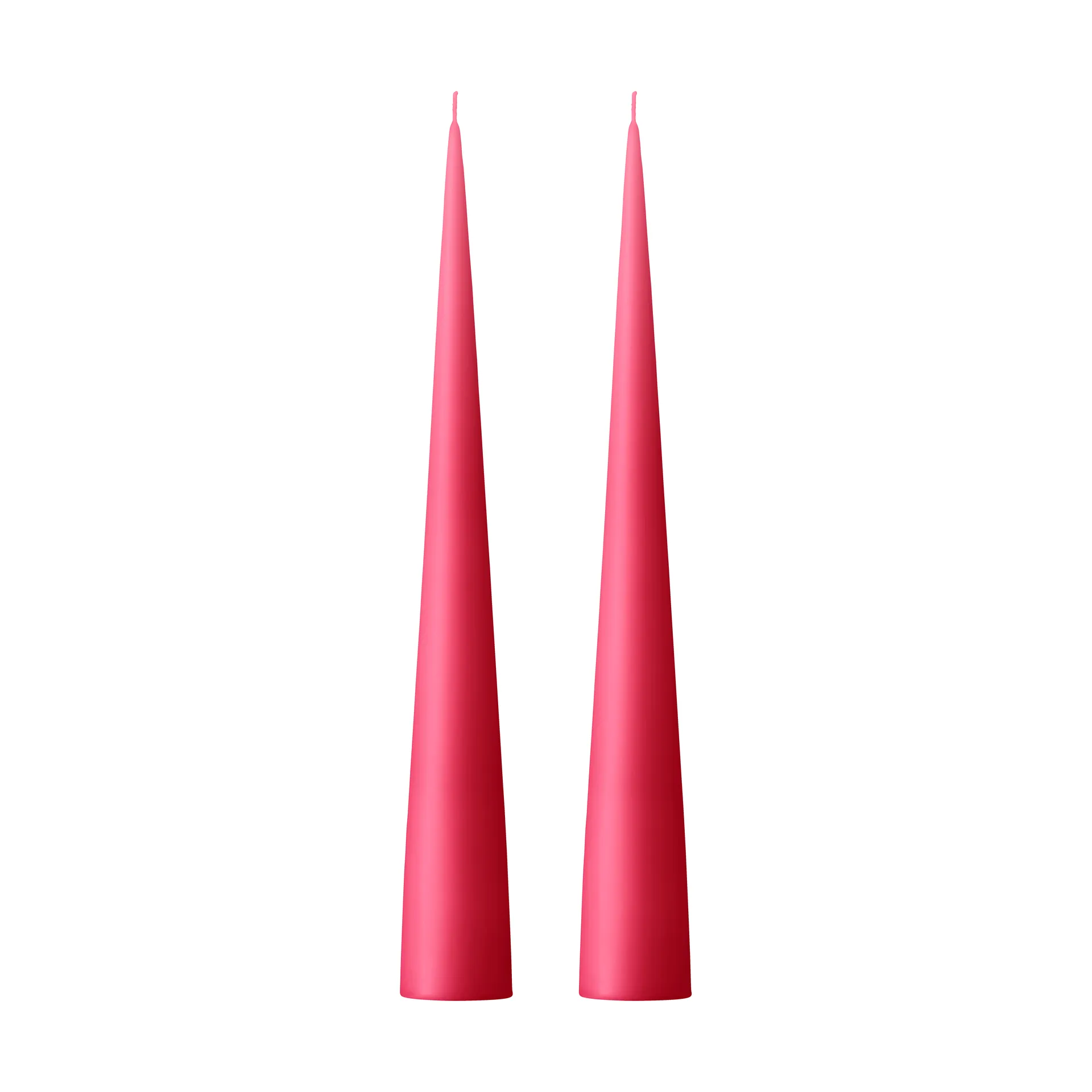 2 Velas ester & erik 37 cm mate, Deep pink 41/2 ester & erik