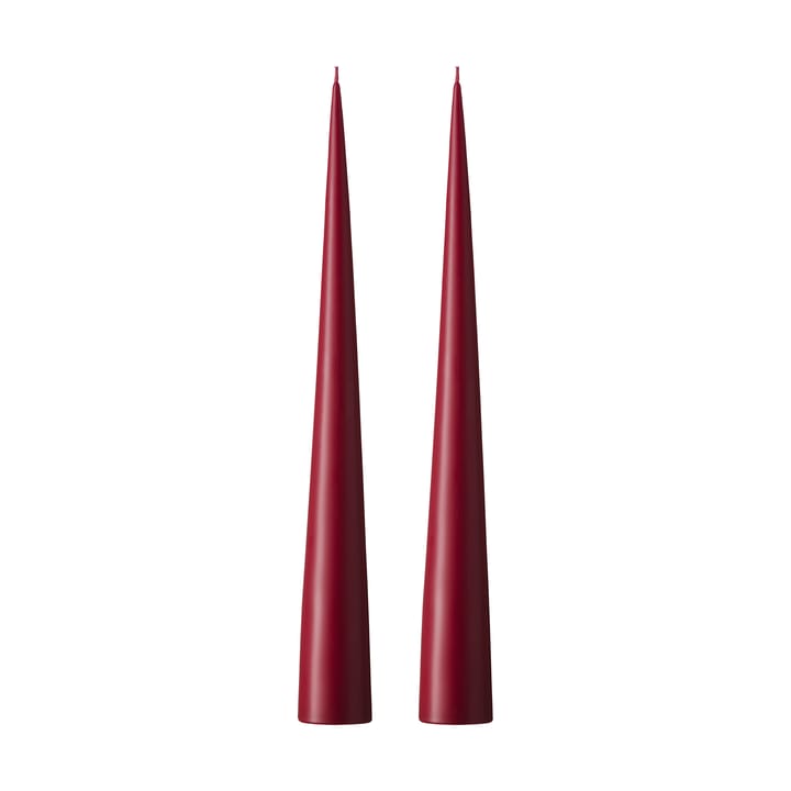2 Velas ester & erik 37 cm mate - Deep wine 44/2 - Ester & erik