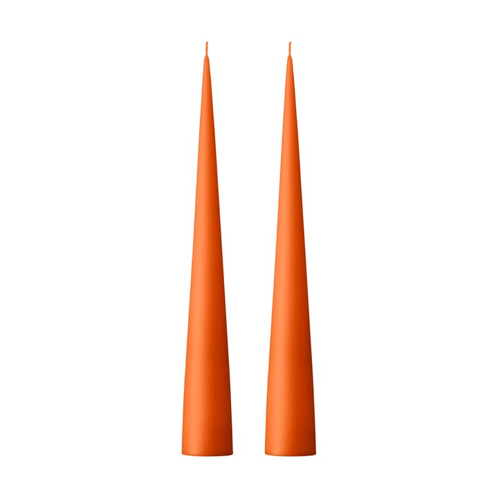 2 Velas ester & erik 37 cm mate - Mild orange 16 - Ester & erik