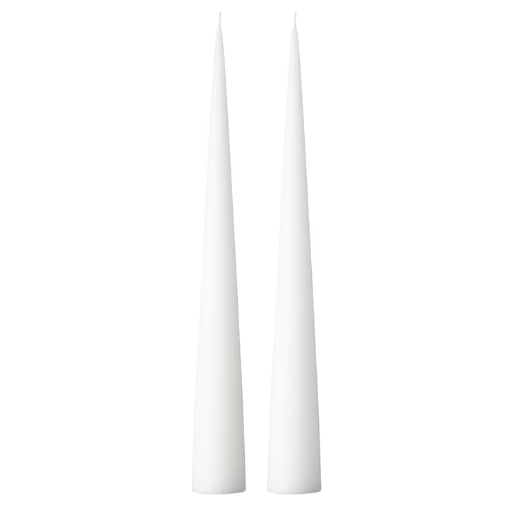 2 Velas ester & erik 37 cm mate - Pure white 31 - Ester & erik