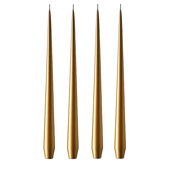 4 Velas ester & erik 32 cm metalico - Gold - Ester & erik