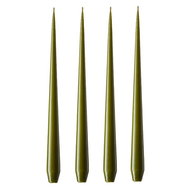 4 Velas ester & erik 32 cm verde oliva - lacado - Ester & erik