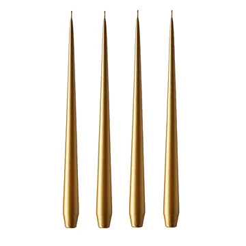 4 Velas ester & erik 42 cm metalico - Gold - ester & erik