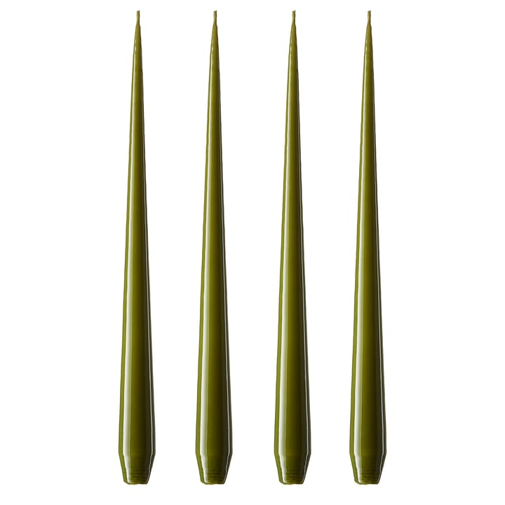 4 Velas ester & erik 42 cm verde oliva - lacado - ester & erik