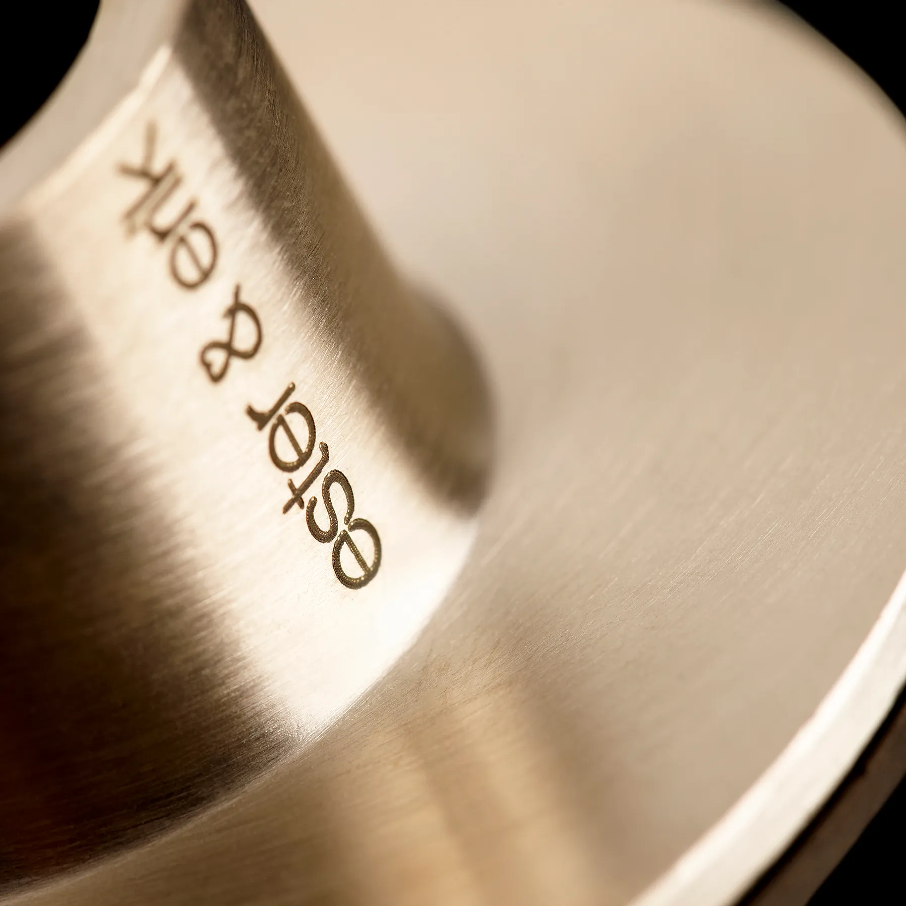 ester & erik 2 Candelabros mate, Oro ester & erik