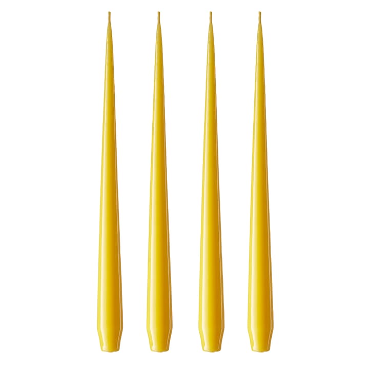 ester & erik 4 Velas lacadas - dark Lemon drop 15/2-0, 32 cm - Ester & erik